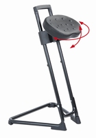 Stahulp Ready-Steady-Stand -met Swing-Seat-PU - zwart stuks