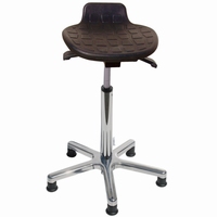 Zit-Stahulp Robustica met PU zitting, zitneiging en gaslift stuks