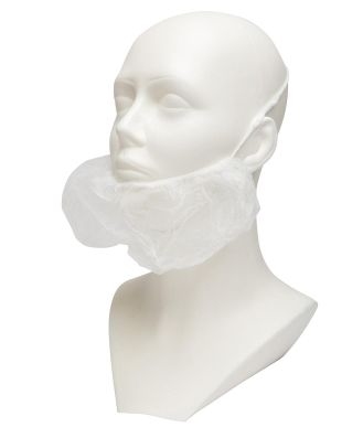 Hygiëne baardnetje / baardmasker voor mond, kin en gezicht.