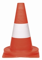 Verkeerskegel - pilon 32 cm pvc signaal-oranje - 5 stuks